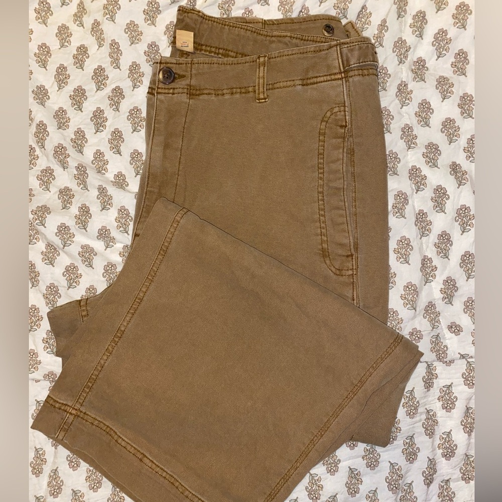 Old Navy Light Brown Petite Pants